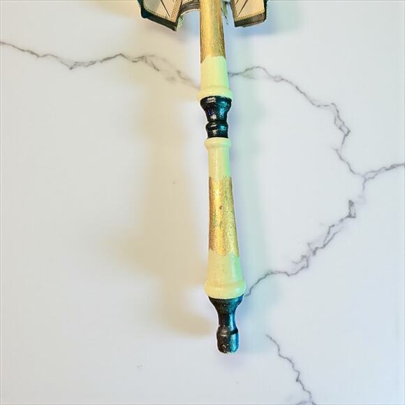 Otto Bassano Venetian Jester Mask-Handmade-Italy-Gold-Wall Art-Masquerade-Prop - Picture 4 of 10